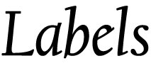 Labels